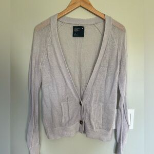 American Eagle Outfitters Lavender Cardigan
